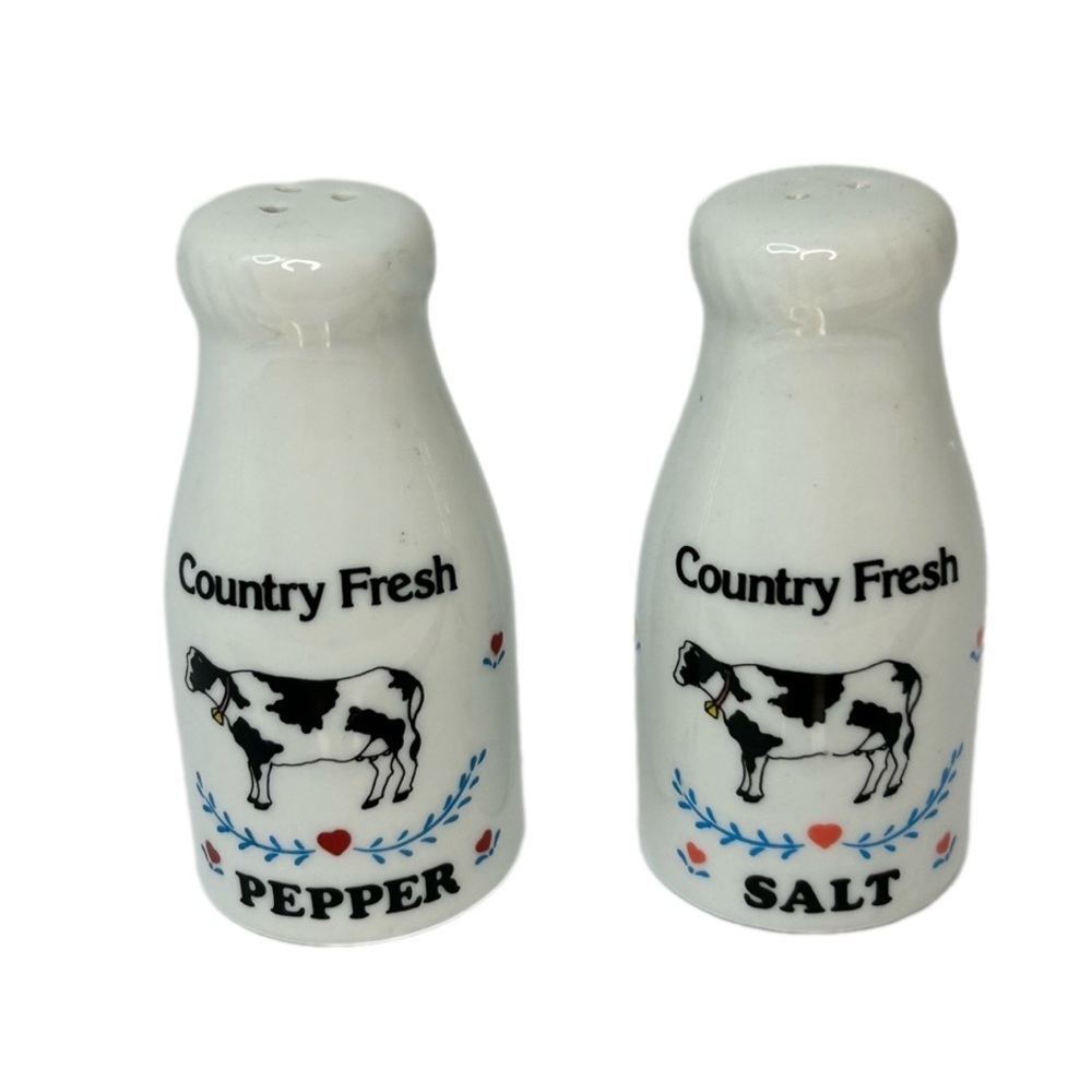 Cow Country Fresh Salt & Pepper Shakers